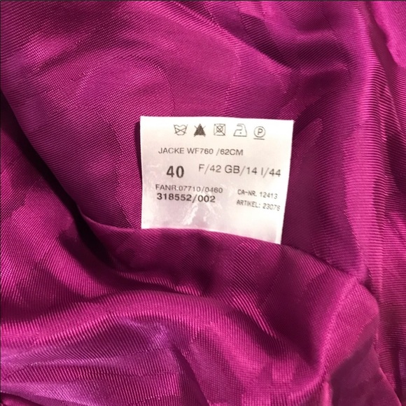 Basler Pure Cashmere Purple Blazer - Picture 3 of 5